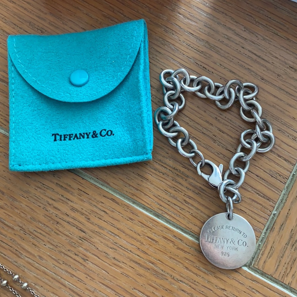 Vintage Sterling Silver Return to Tiffany Chain Bracelet